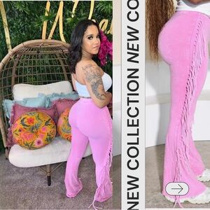 Tassel High Waisted Pants